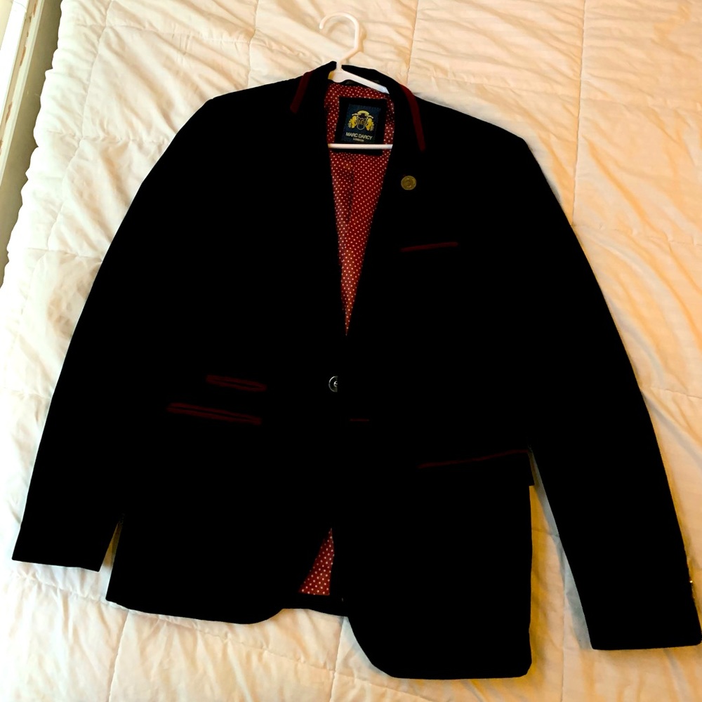 Marcy Darcy London Men’s Slim Fit Stretch Blazer